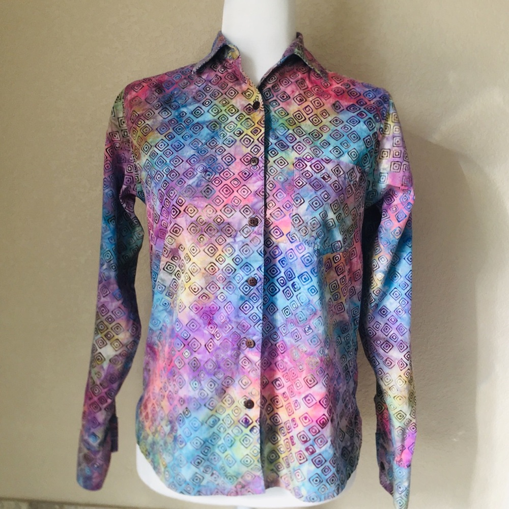 Pete Huntington Handcrafted Geometric Top - XS